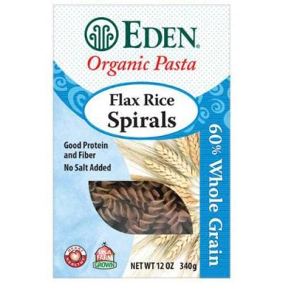 Organic Pasta Flax Rice Spirals