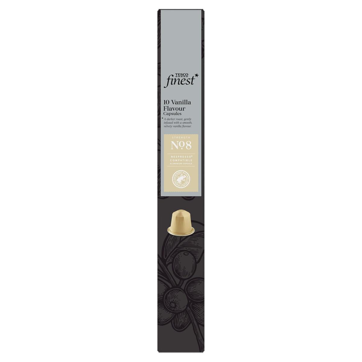 Finest Coffee Capsules Vanilla Flavour 10 Pack