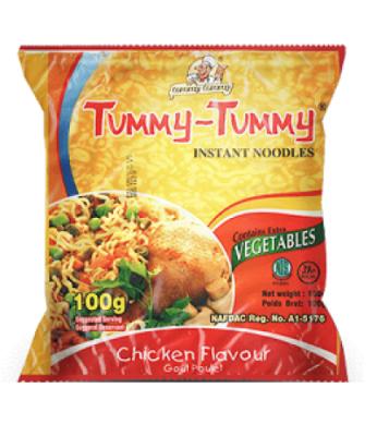 Instant Noodles Chicken With Extra Vegetables