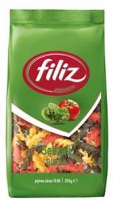 Sebzeli Burgu (Tri-Colour Fusilli Pasta)