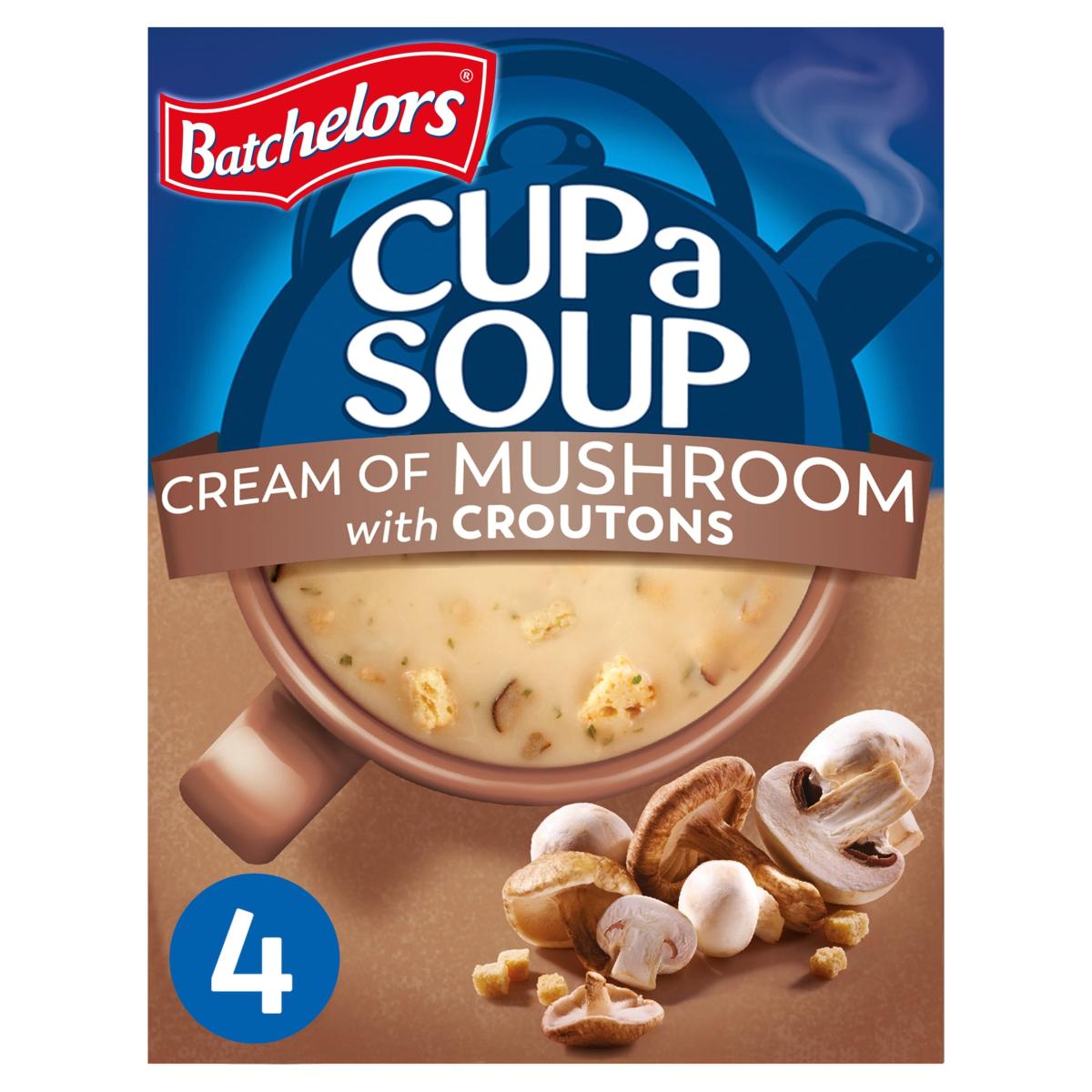 Cup A Soup Cream Of Mushroom Croutons