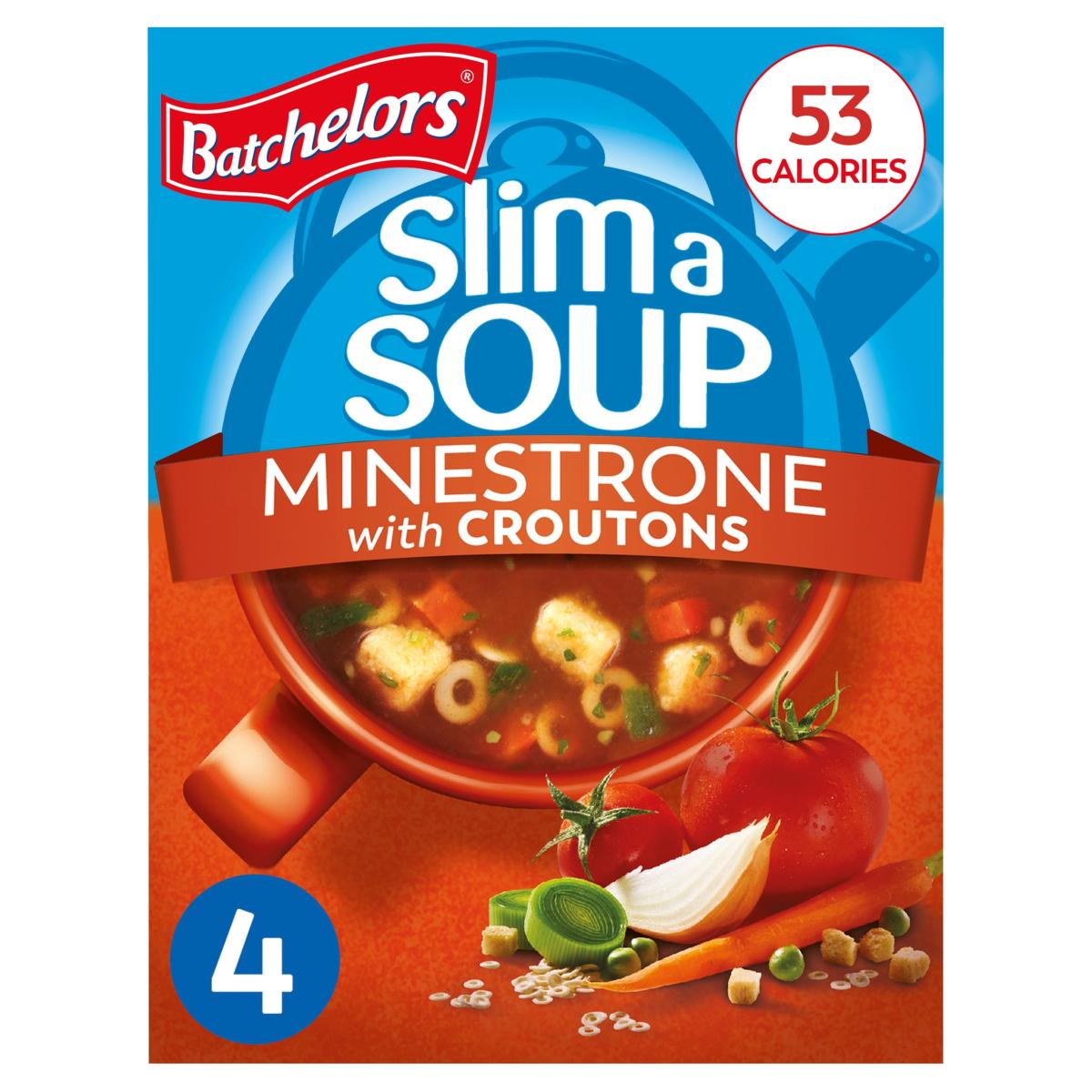Slim A Soup Minestrone With Croutons