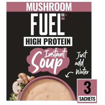 High Protein Mushroom Instant Cup Soup 3 Packet