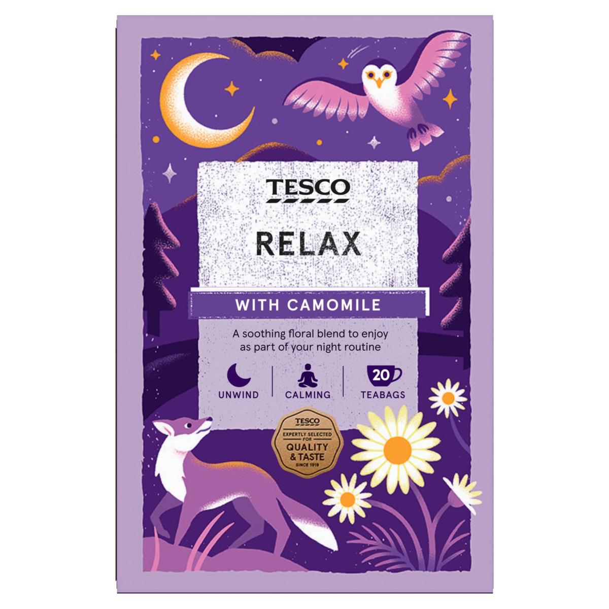 Relax Camomile & Passionflower 20 Herbal Tea Bags