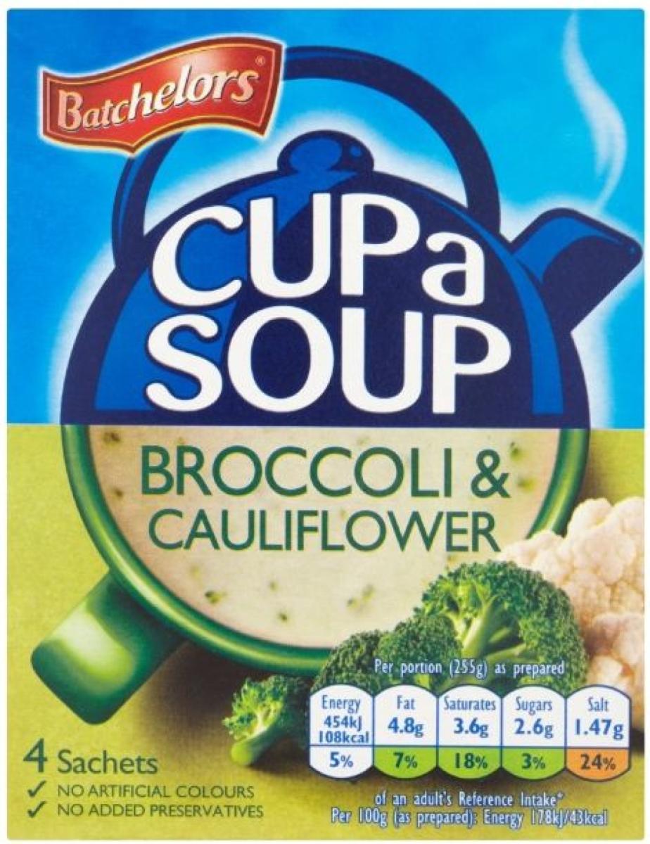 Cup A Soup Creamy Broccoli & Cauliflower