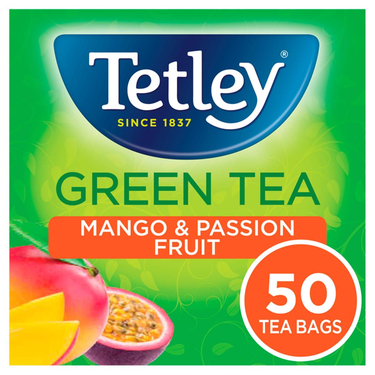 Green Tea Mango & Passion Fruit 50 Tea Bags