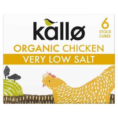 Organic Very Low Salt Chicken Stock Cubes
