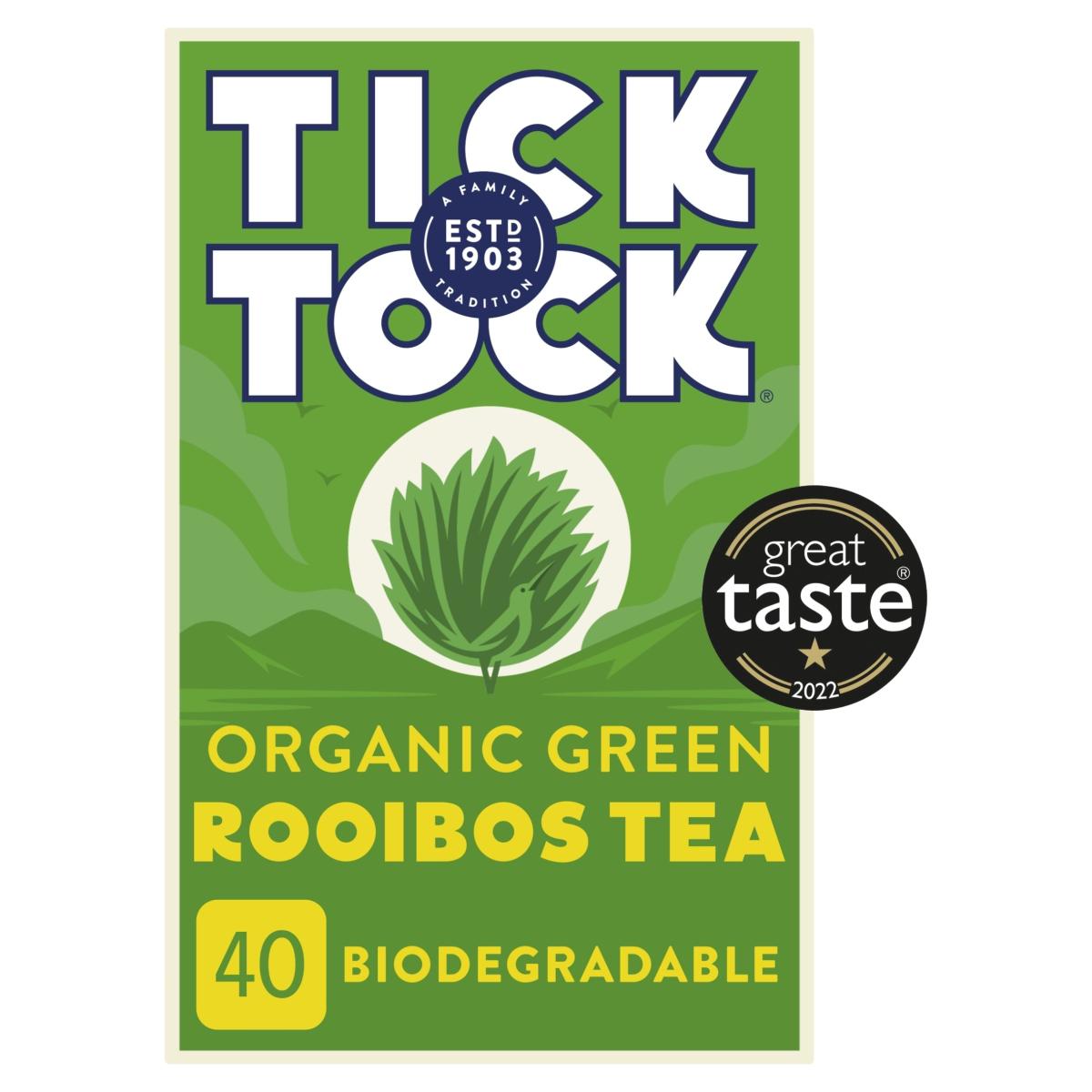 Organic Rooibos Green 40 Tea Bags