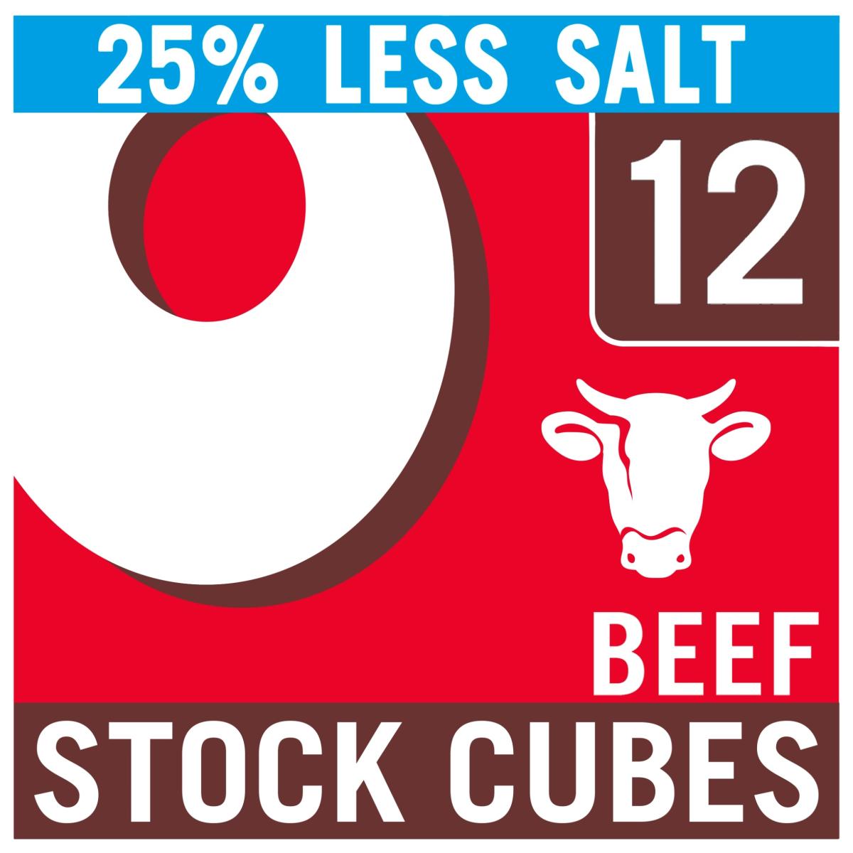 Reduced Salt Beef Stock Cubes 1 x2