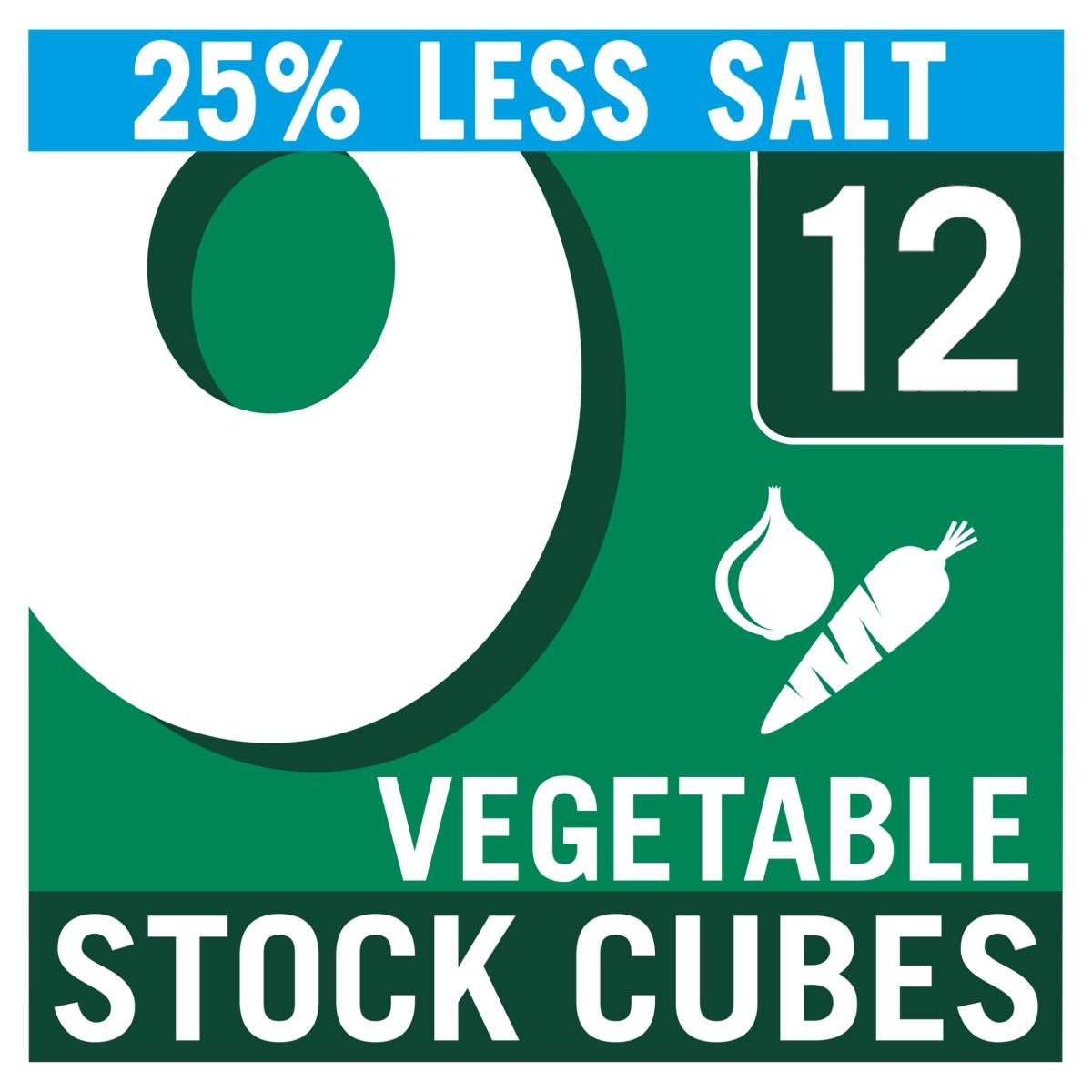 Reduced Salt Vegetable Stock Cubes 1 x 2