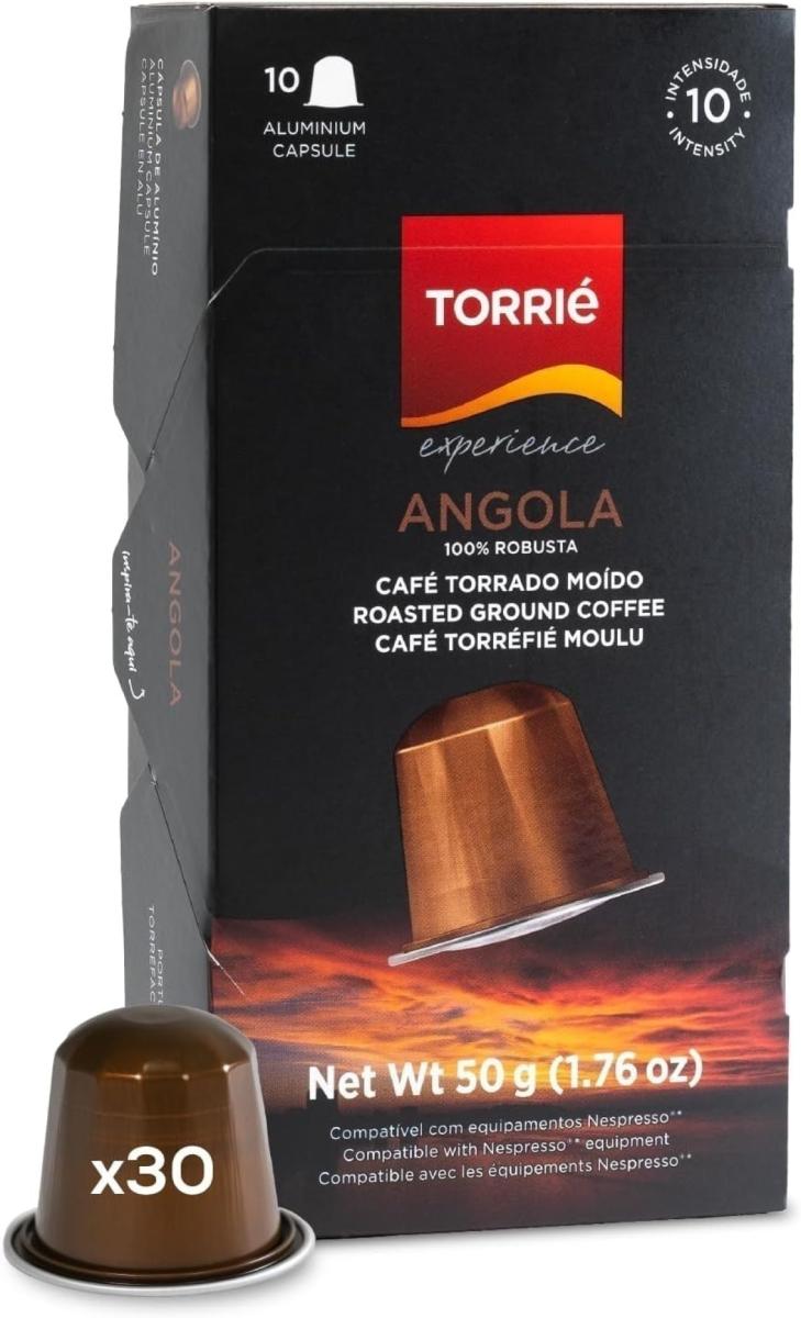 Angola Aluminium Nespresso Compatible Coffee Capsules 30 Pods