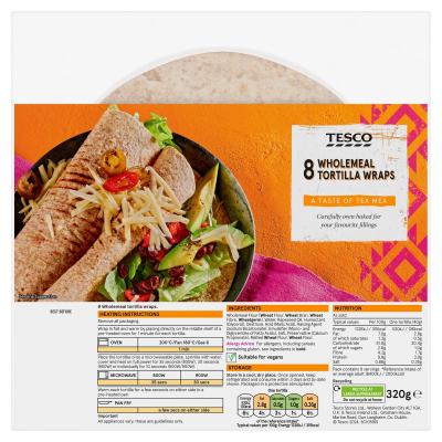 Wholemeal Tortilla Wraps