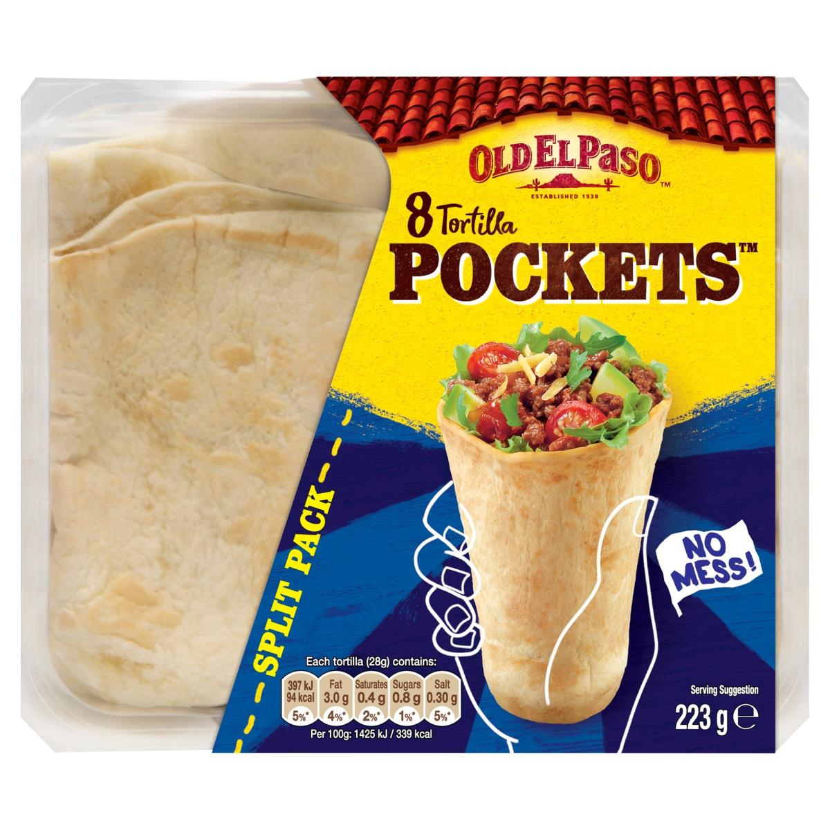 8 Tortilla Pockets