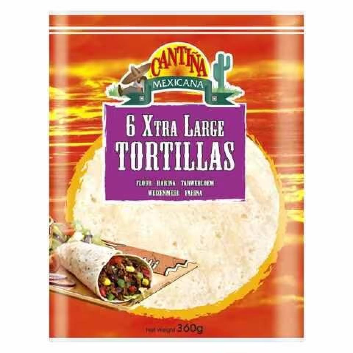 Xtra Large Flour Tortillas
