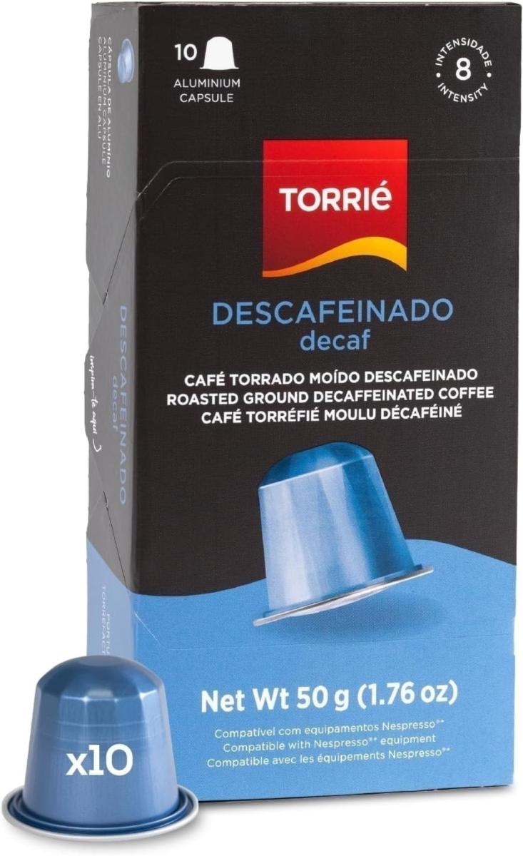 Decaf Aluminium Nespresso Compatible Coffee Capsules 10 Pods