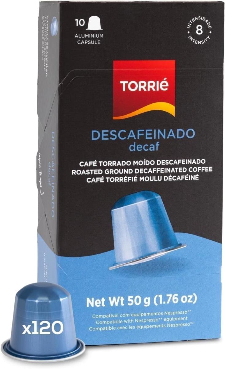 Decaf Aluminium Nespresso Compatible Coffee Capsules 120 Pods