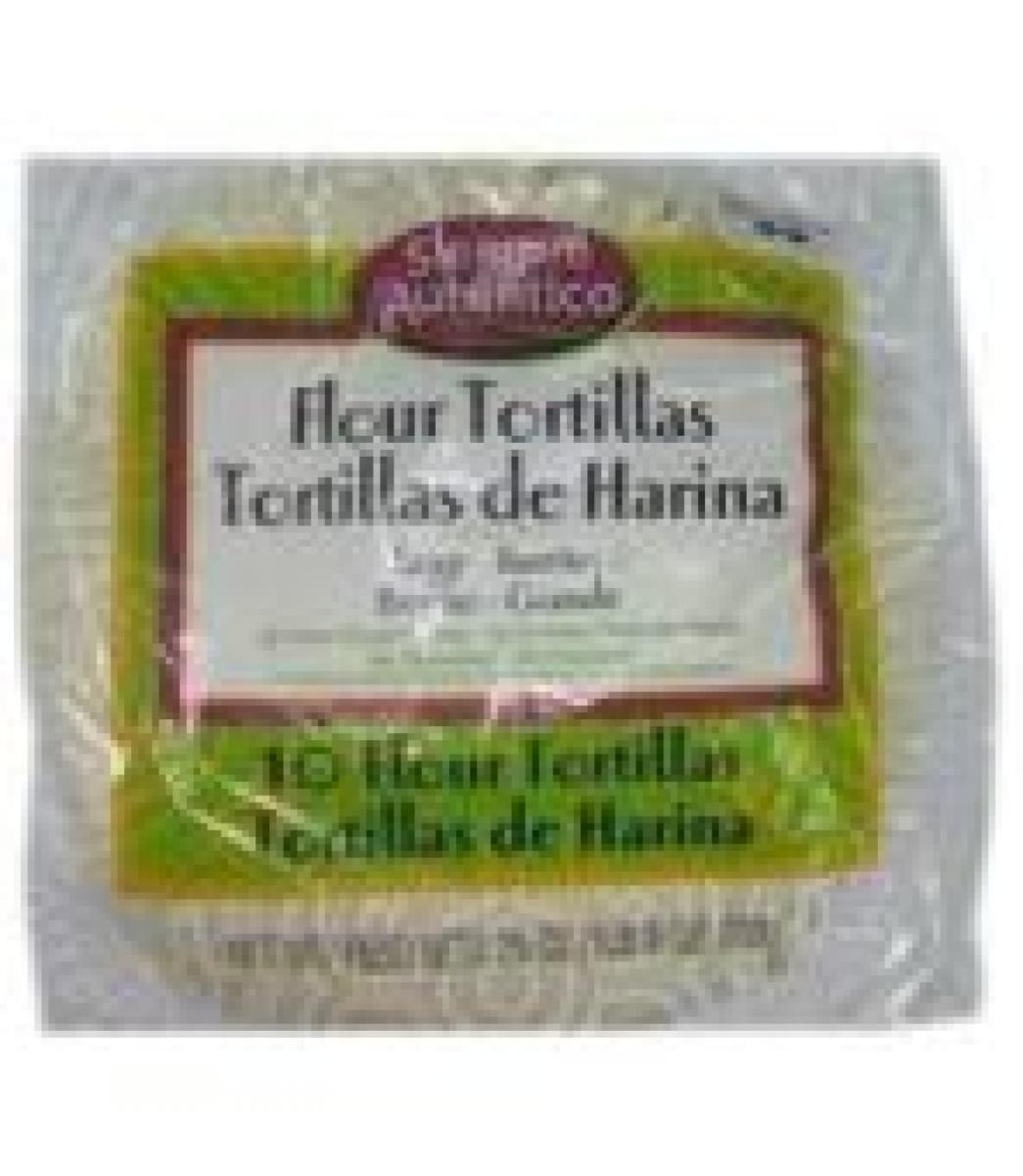 Siempre Autentico Flour Tortillas 708 g Large x10