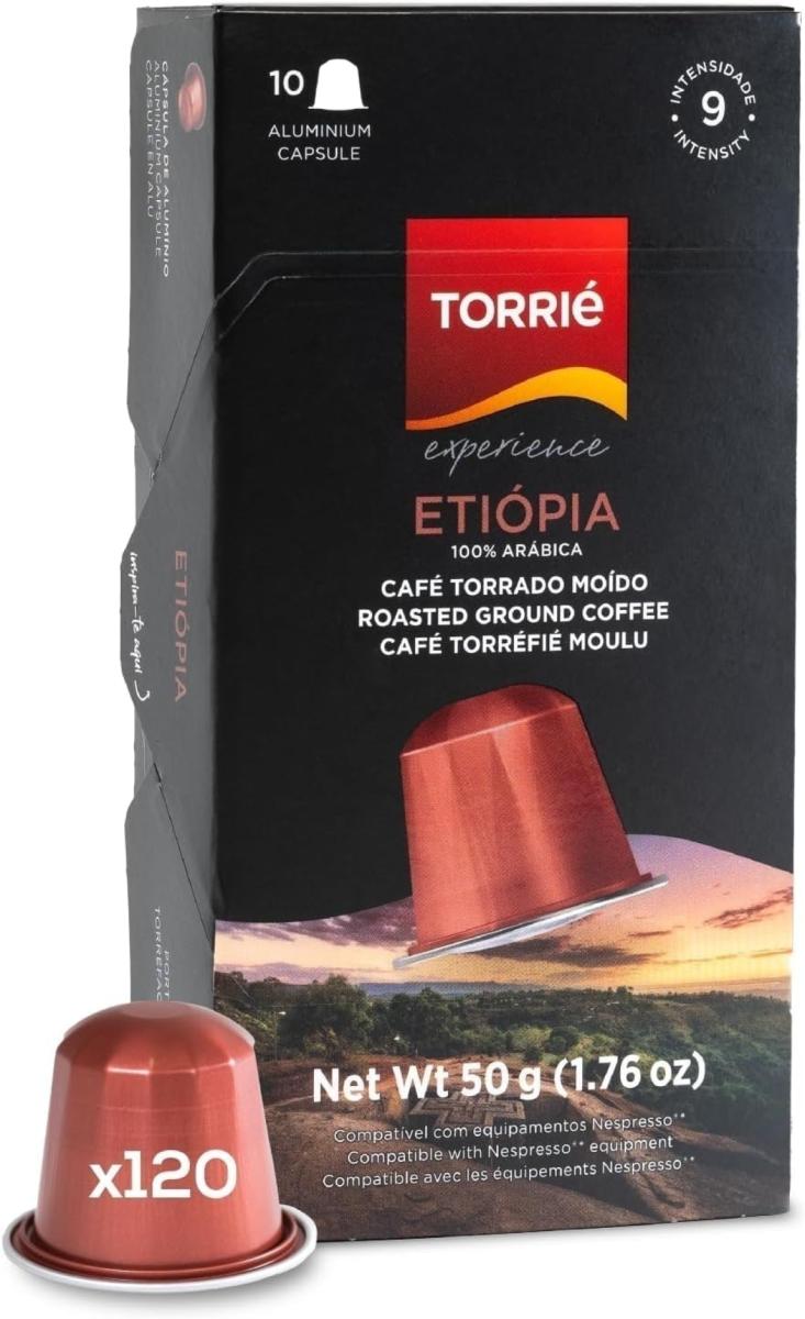 Ethiopia Aluminium Nespresso Compatible Coffee Capsules 120 Pods