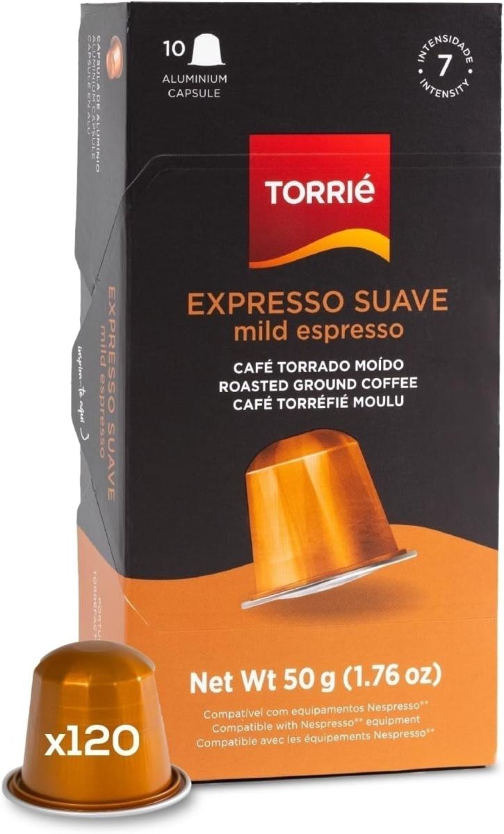 Mild Aluminium Nespresso Compatible Coffee Capsules 120 Pods