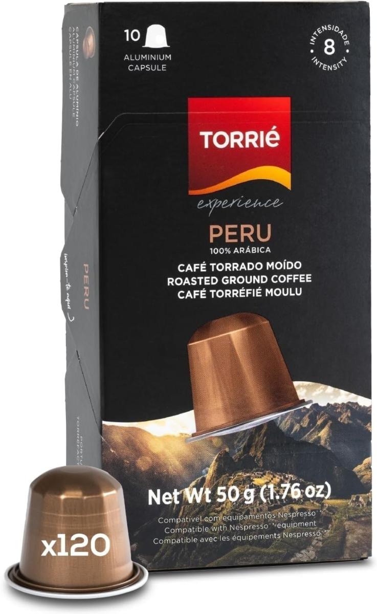 Peru Aluminium Nespresso Compatible Coffee Capsules 120 Pods