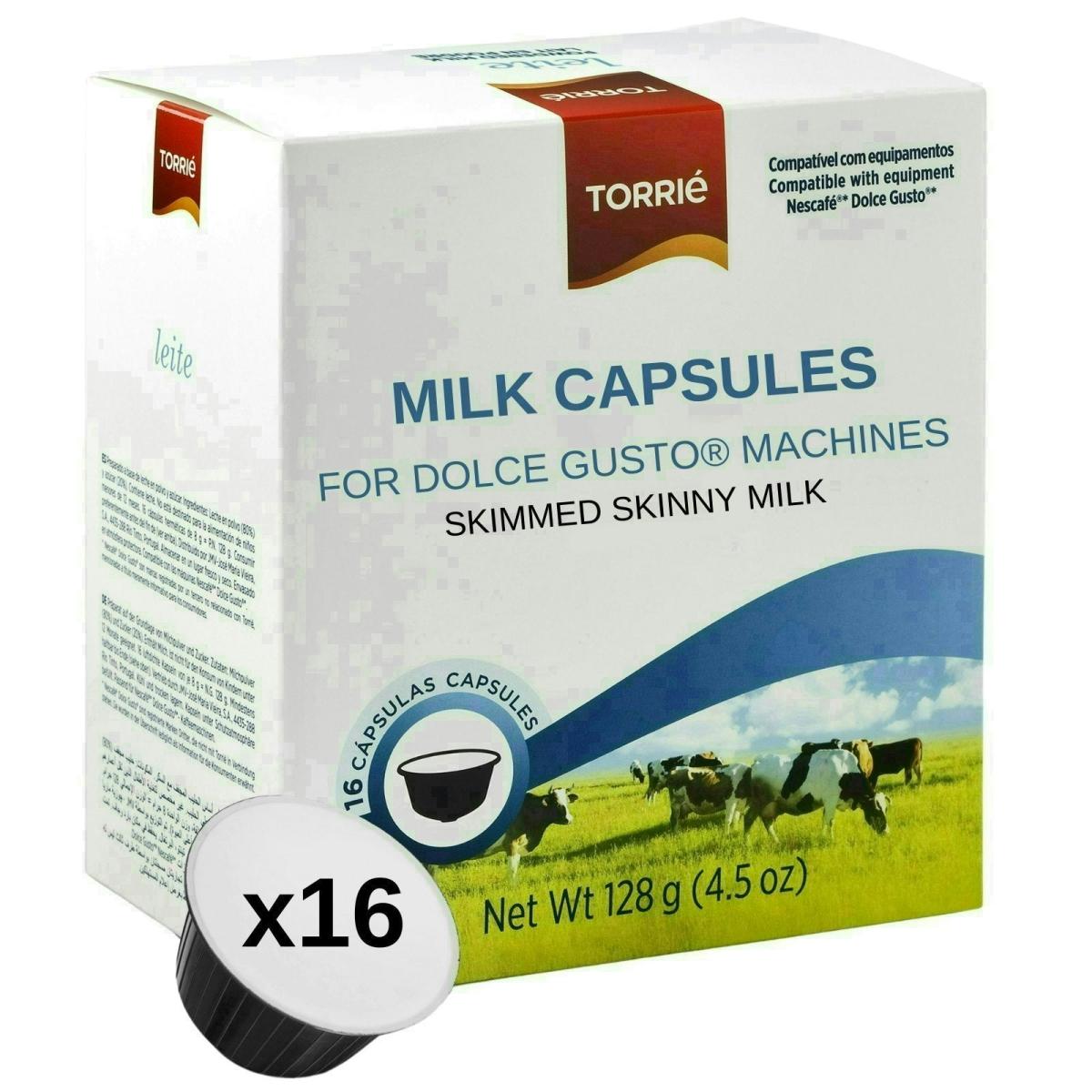 Skinny Milk Creamer Dolce Gusto Compatible 16 Pods