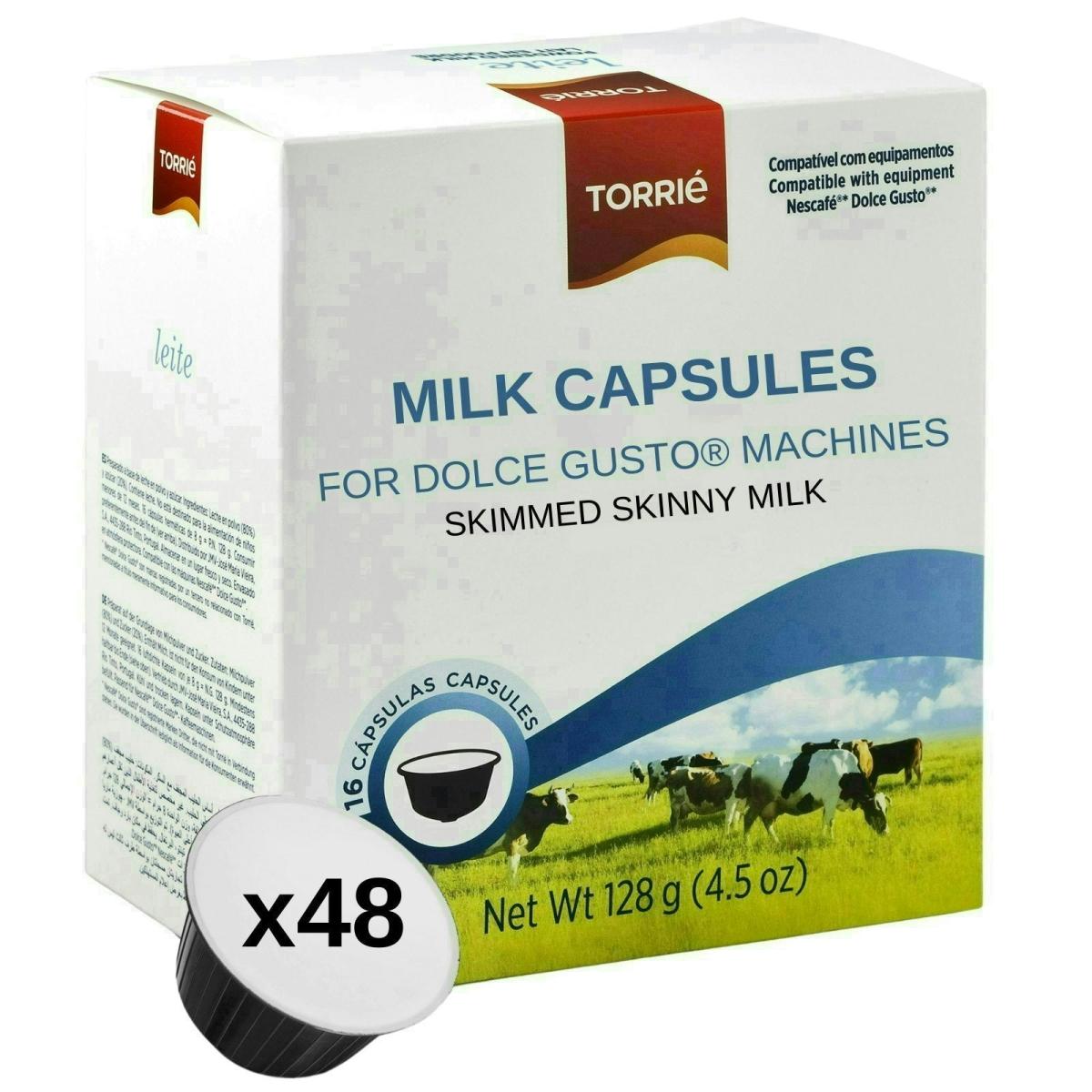 Skinny Milk Creamer Dolce Gusto Compatible 48 Pods