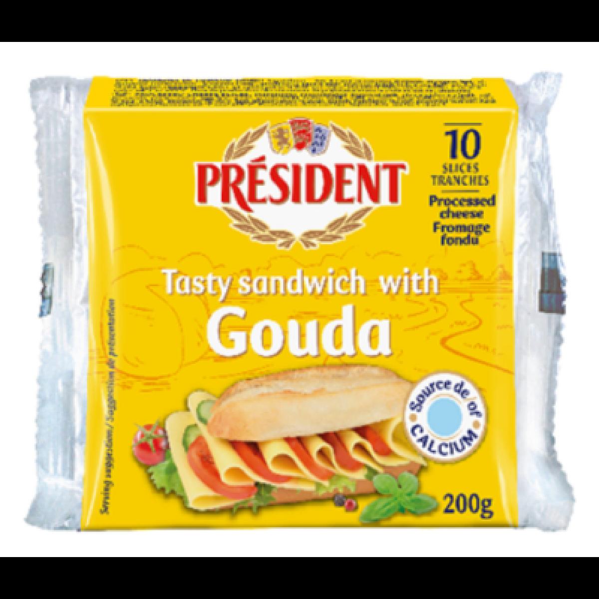Gouda Sliced Cheese 200 g 12 Slices