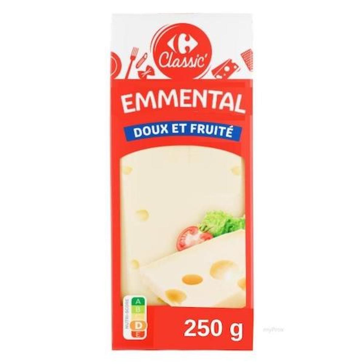 Emmental Bloc Doux Et Fruite Cheese