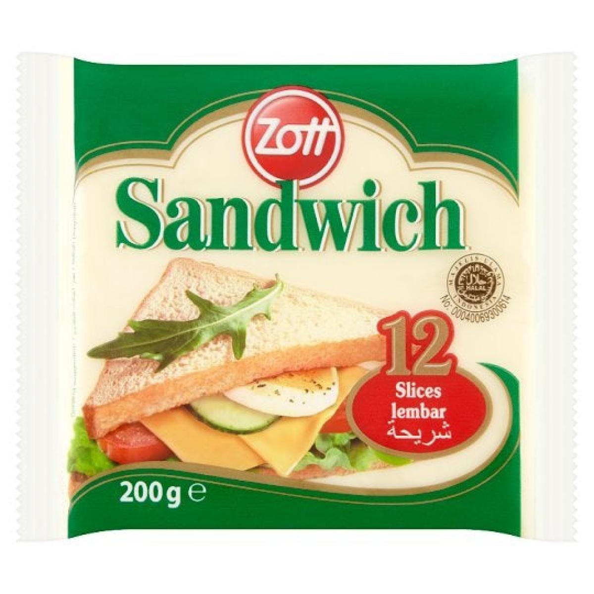 Sandwich Cheese 200 g 12 Slices