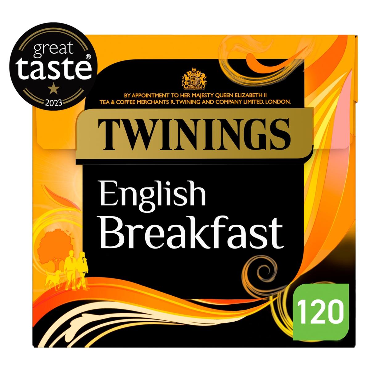 English Breakfast Tea Bags 120 Pack