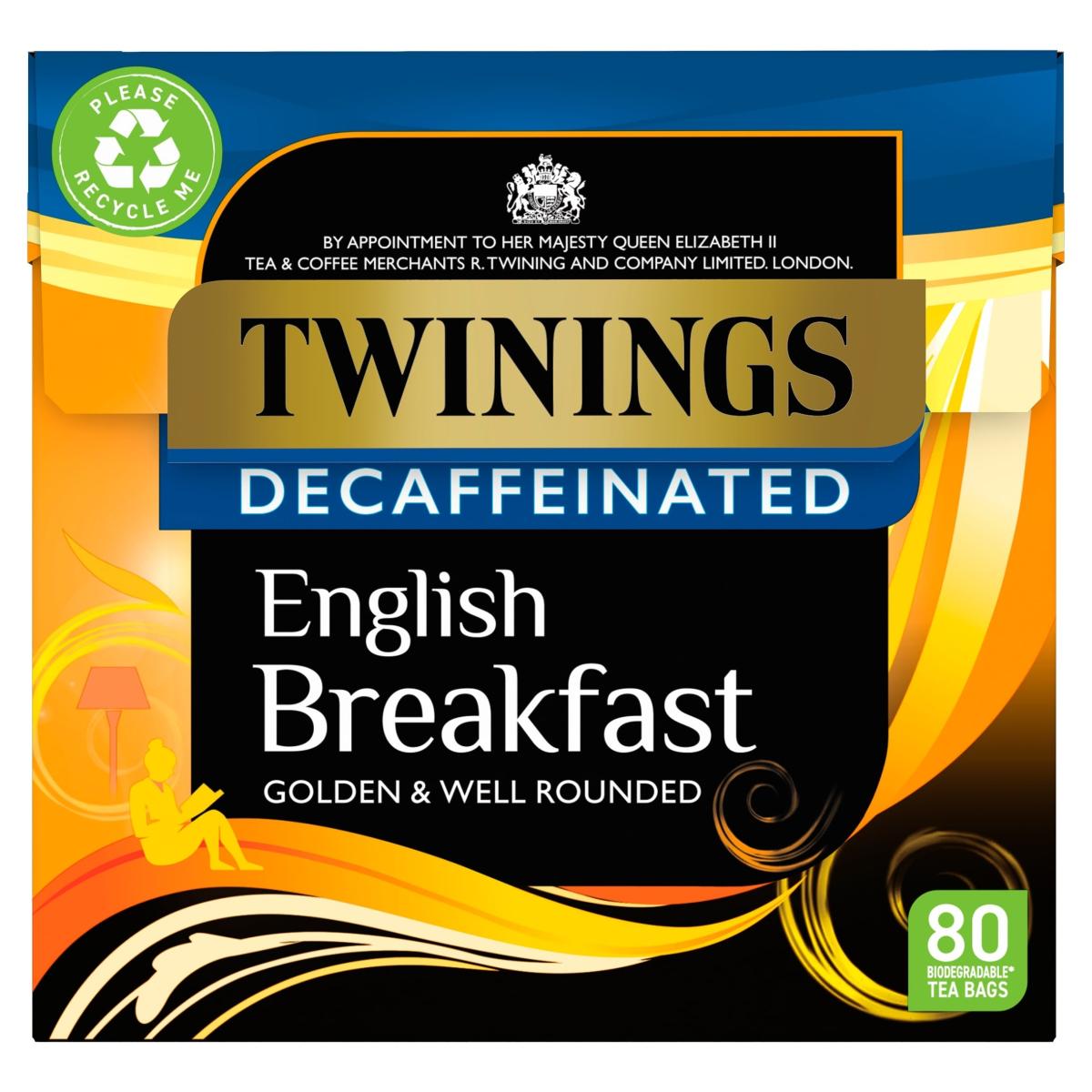 English Breakfast Decaffeinated 80 Tea Bags