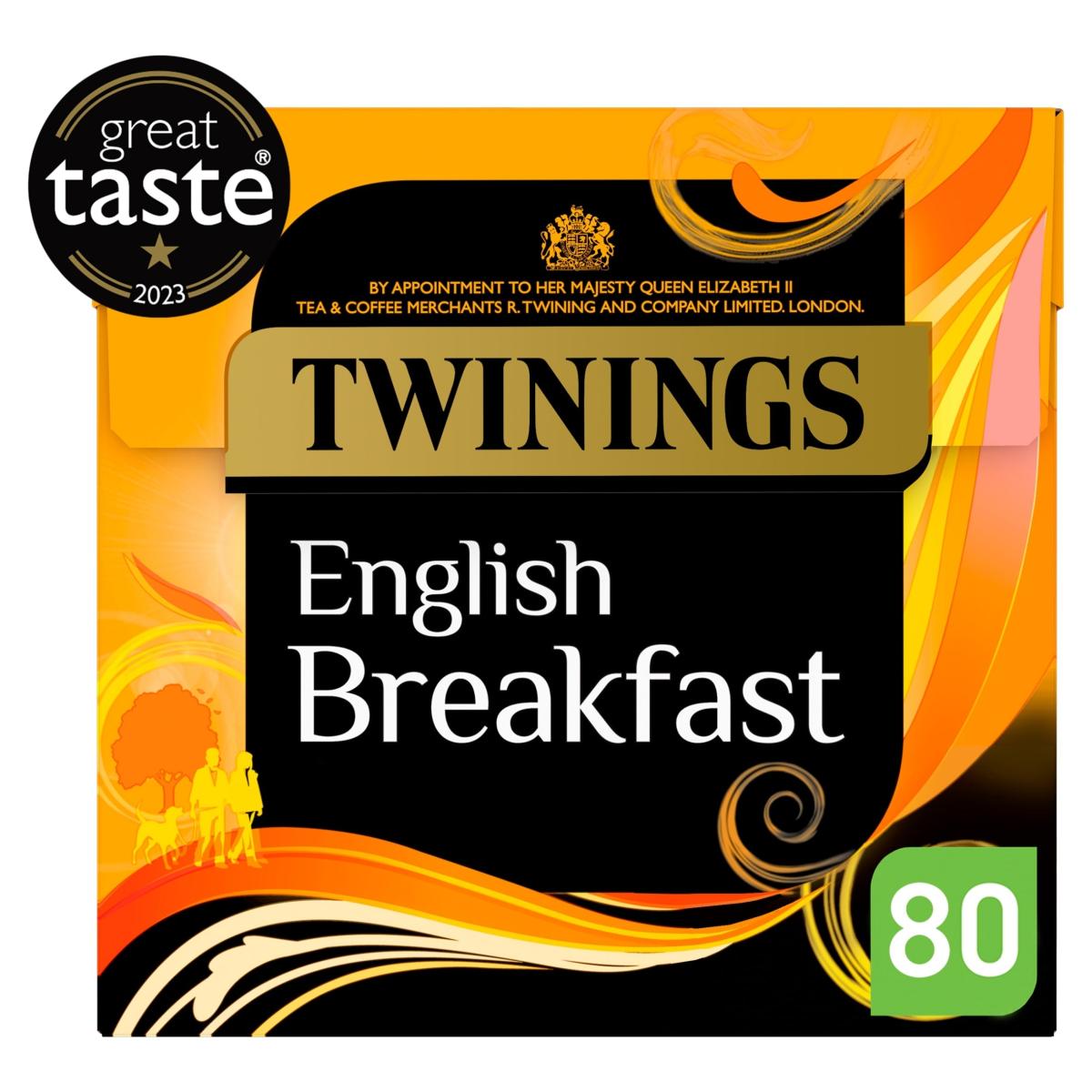English Breakfast Tea Bags 80 Pack