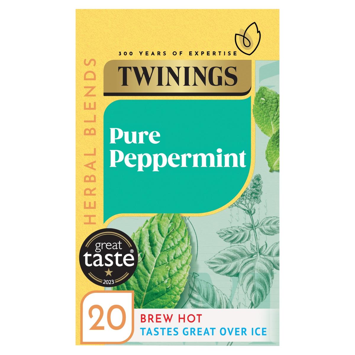 Pure Peppermint Tea Bags 20 Pack
