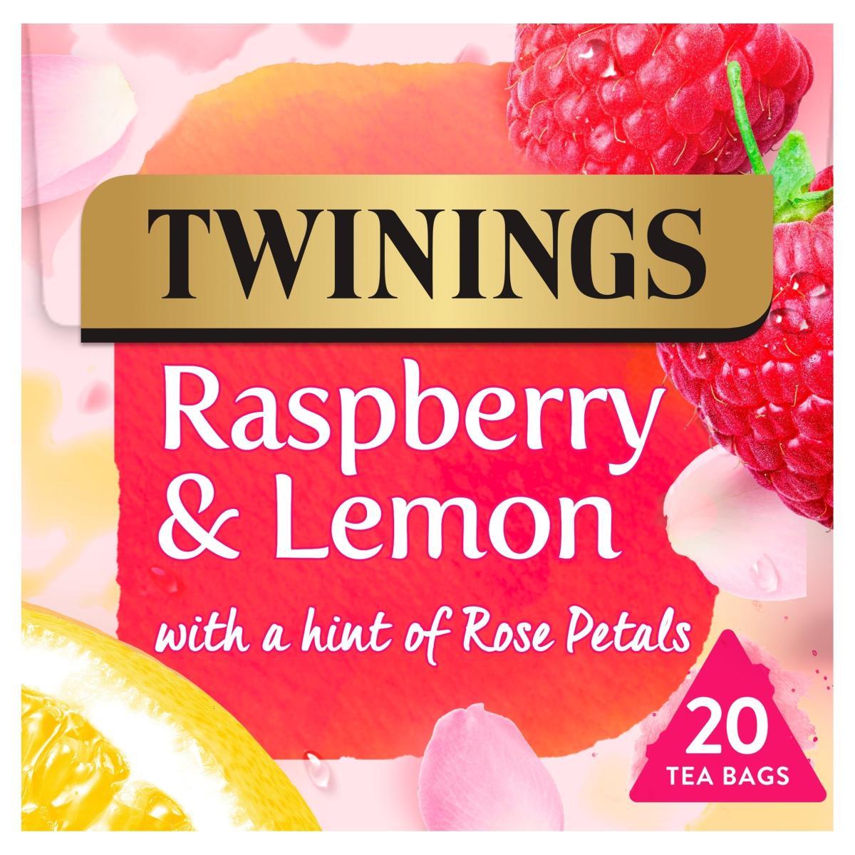 Raspberry & Lemon Tea Bags 20 Pack