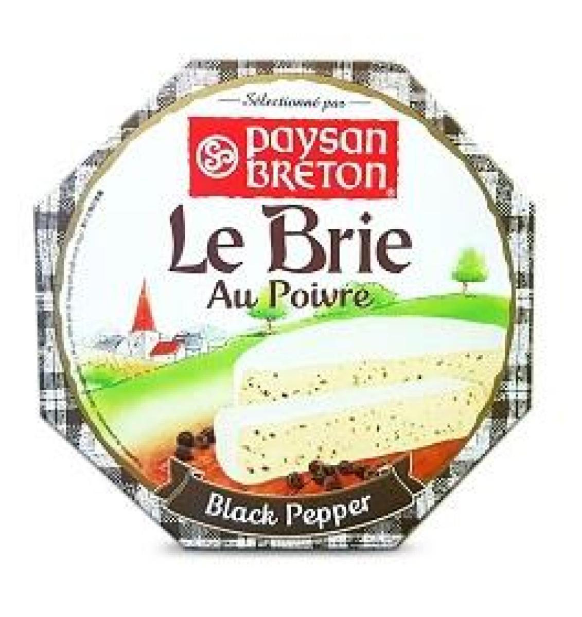 Paysan Breton Brie With Black Pepper Cheese