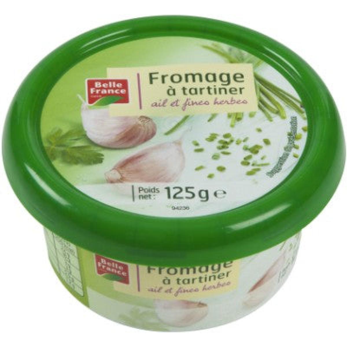 Fromage A Tartiner Ail Et Fines Herbs 125 g (Cheese Spread With Garlic & Herbs)