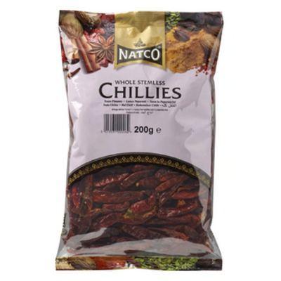 Whole Stemless Chillies