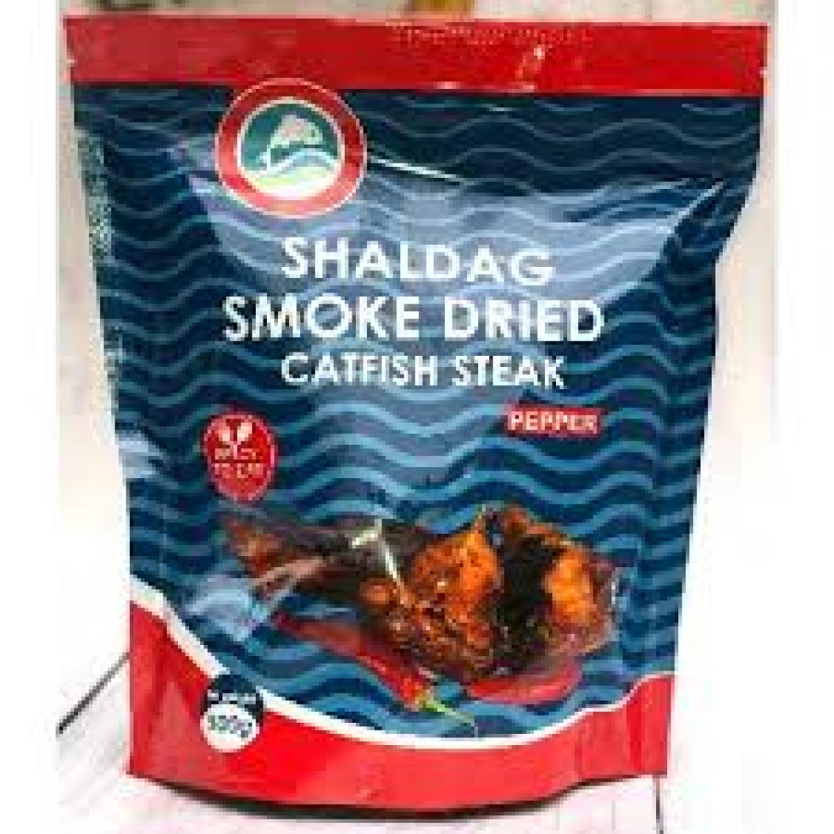 Smoked Catfish Steak Pepper-Flavored