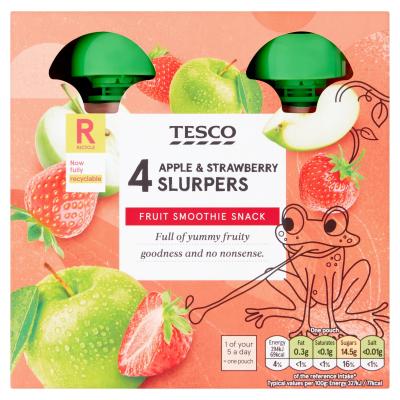 Apple & Strawberry Fruit Slurpers