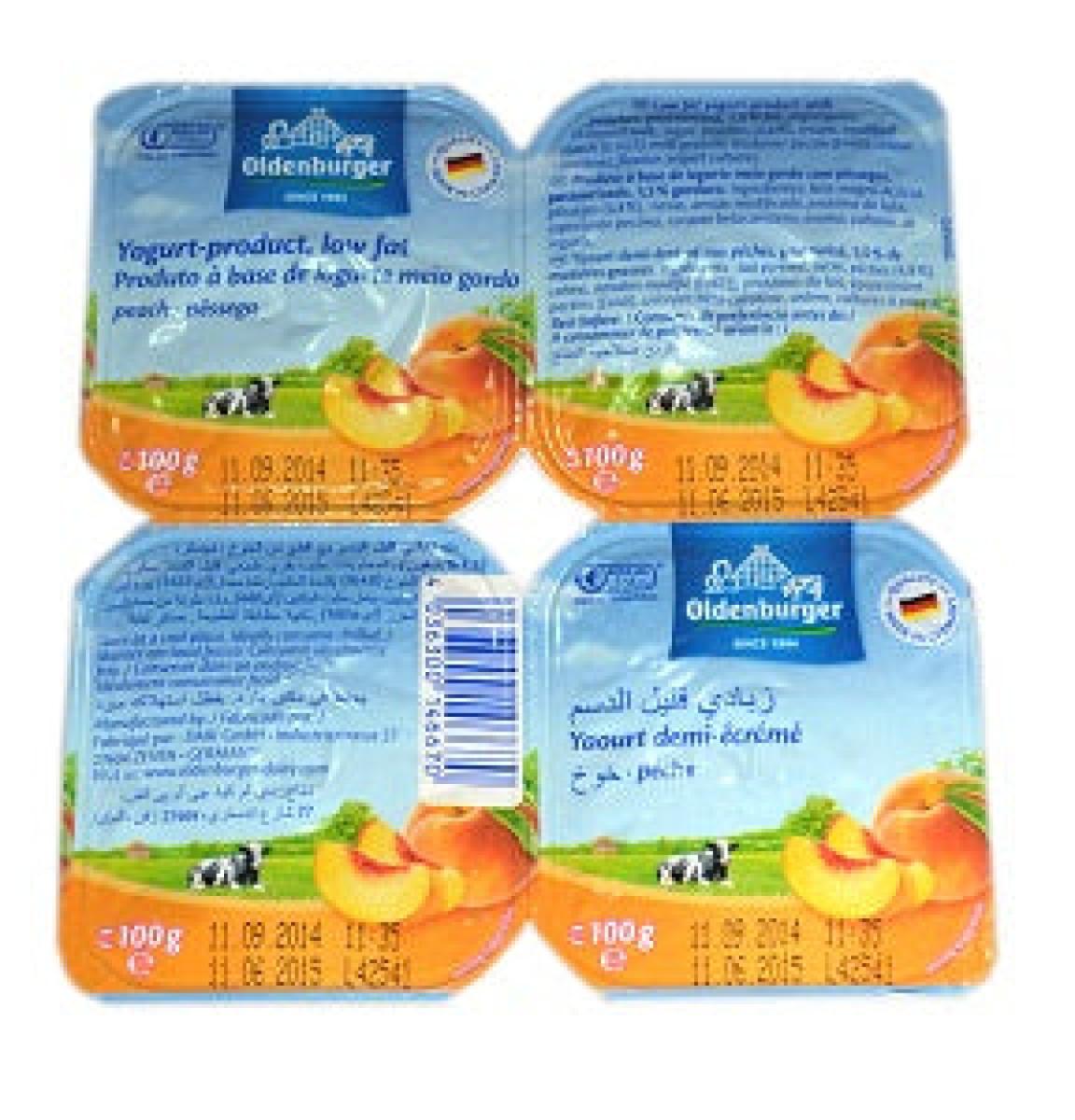 Yoghurt Peach Low Fat