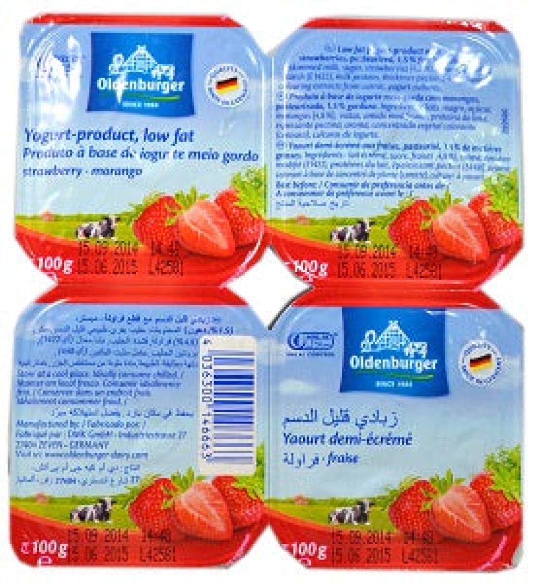 Yoghurt Strawberry Low Fat