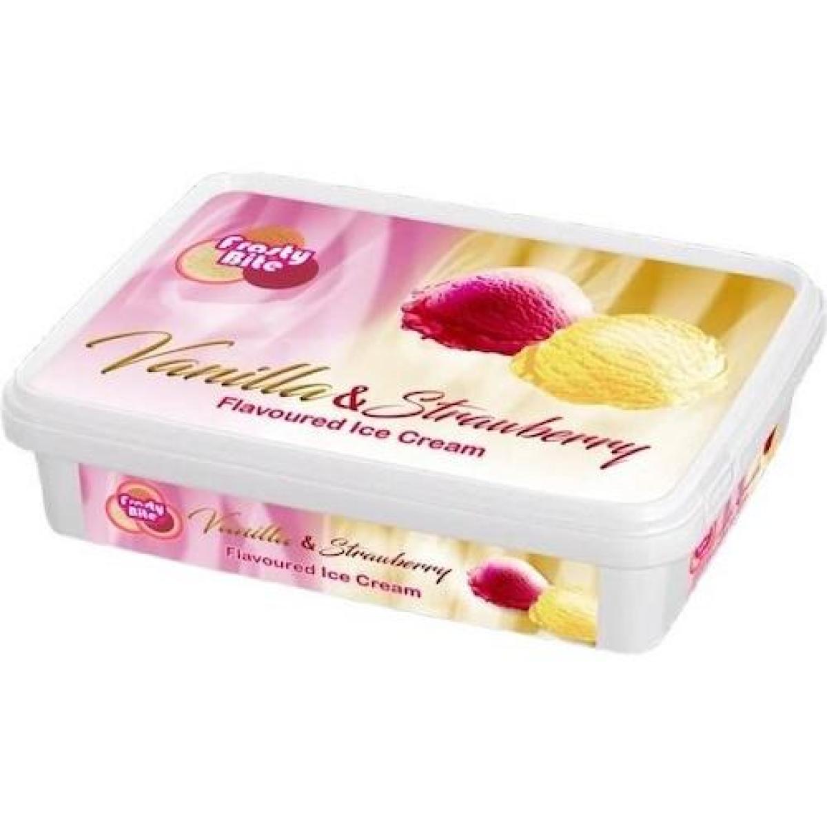 Ice Cream Vanilla & Strawberry