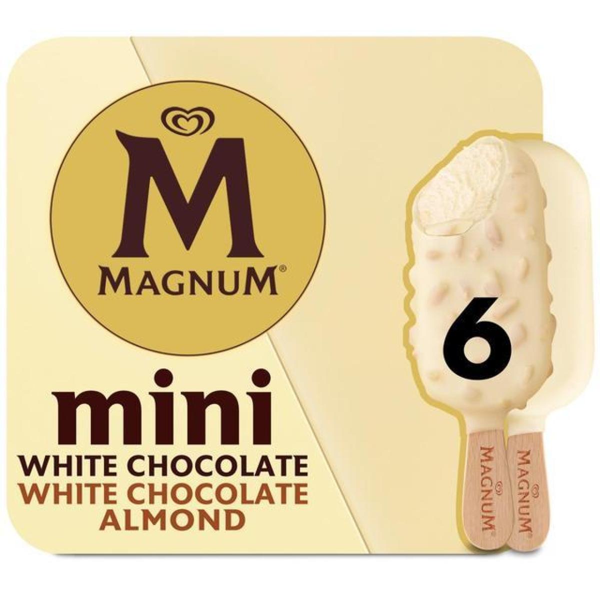 Ice Cream Mini White Chocolate & White Almond