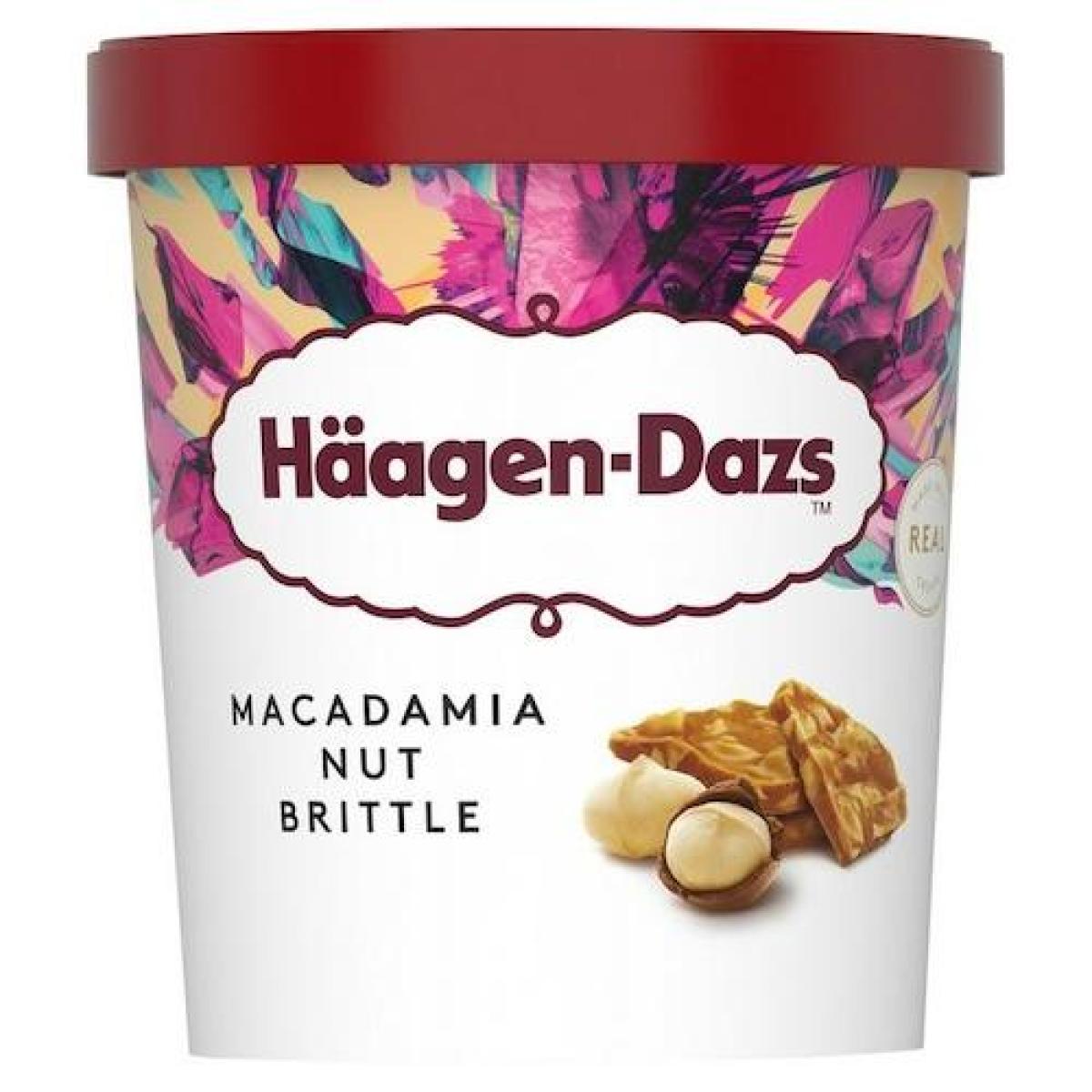 Macadamia Nut Brittle Ice Cream