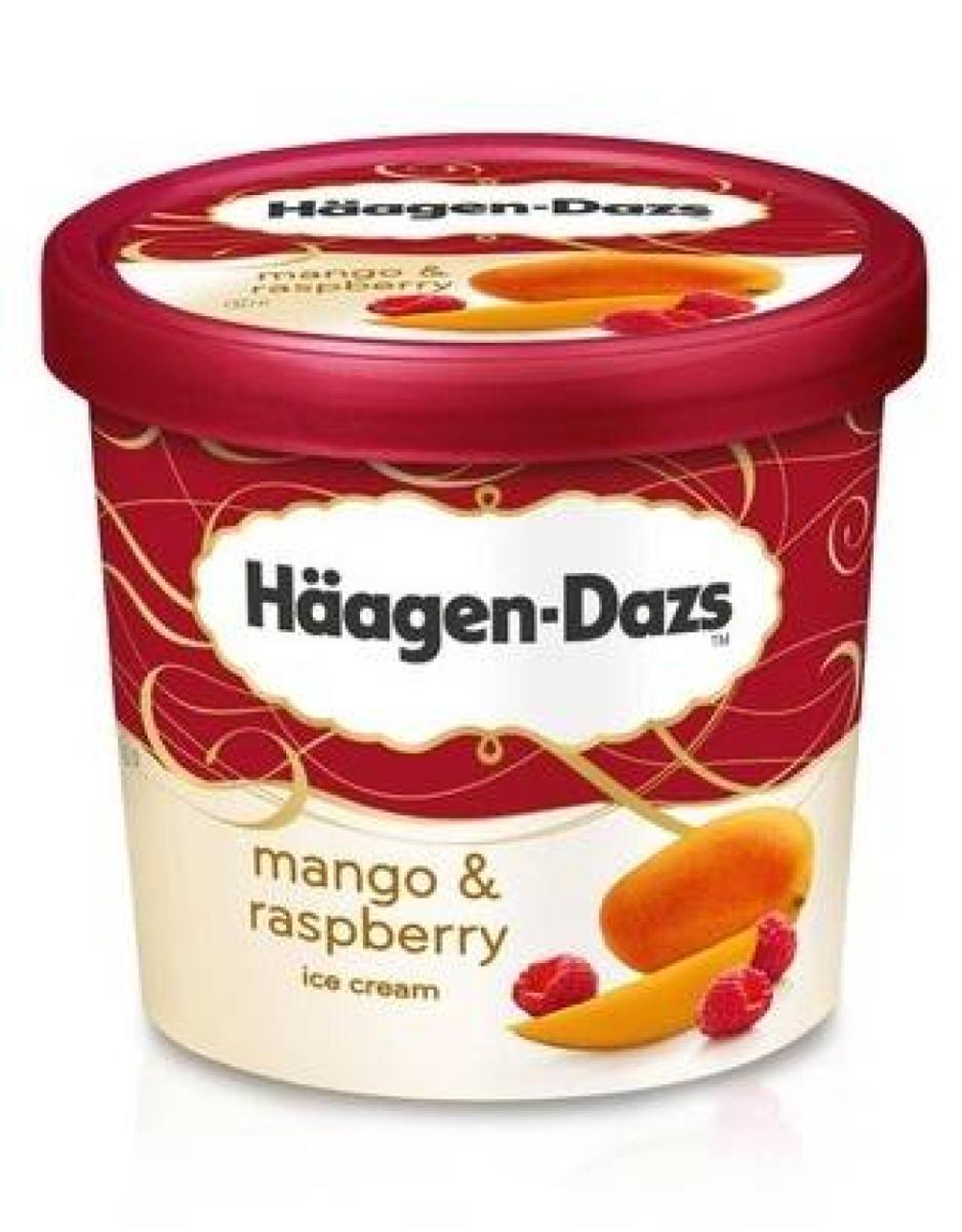 Ice Cream Mango & Raspberry
