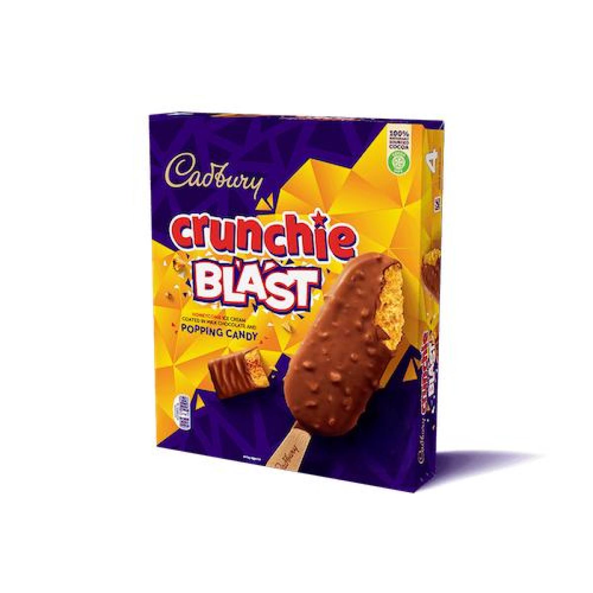 Cadbury Crunchie Blast Ice Cream