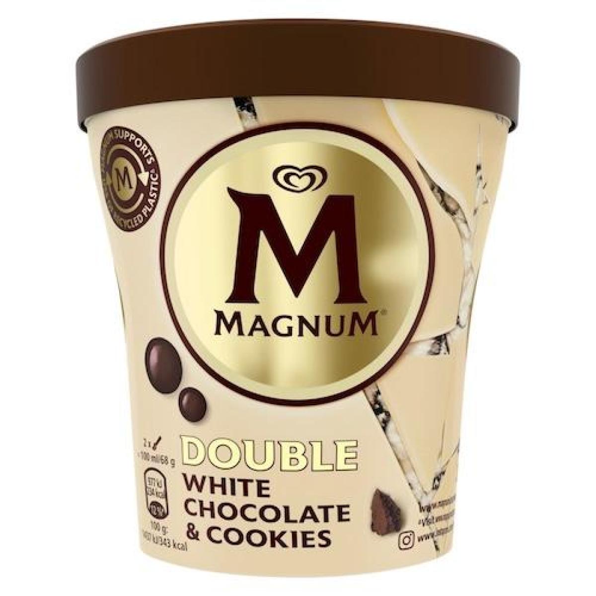 Ice Cream Double White Chocolate & Cookies