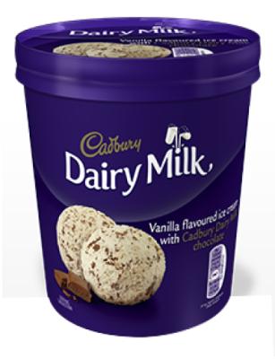 Cadbury Chocolate Chip Vanilla Ice Cream