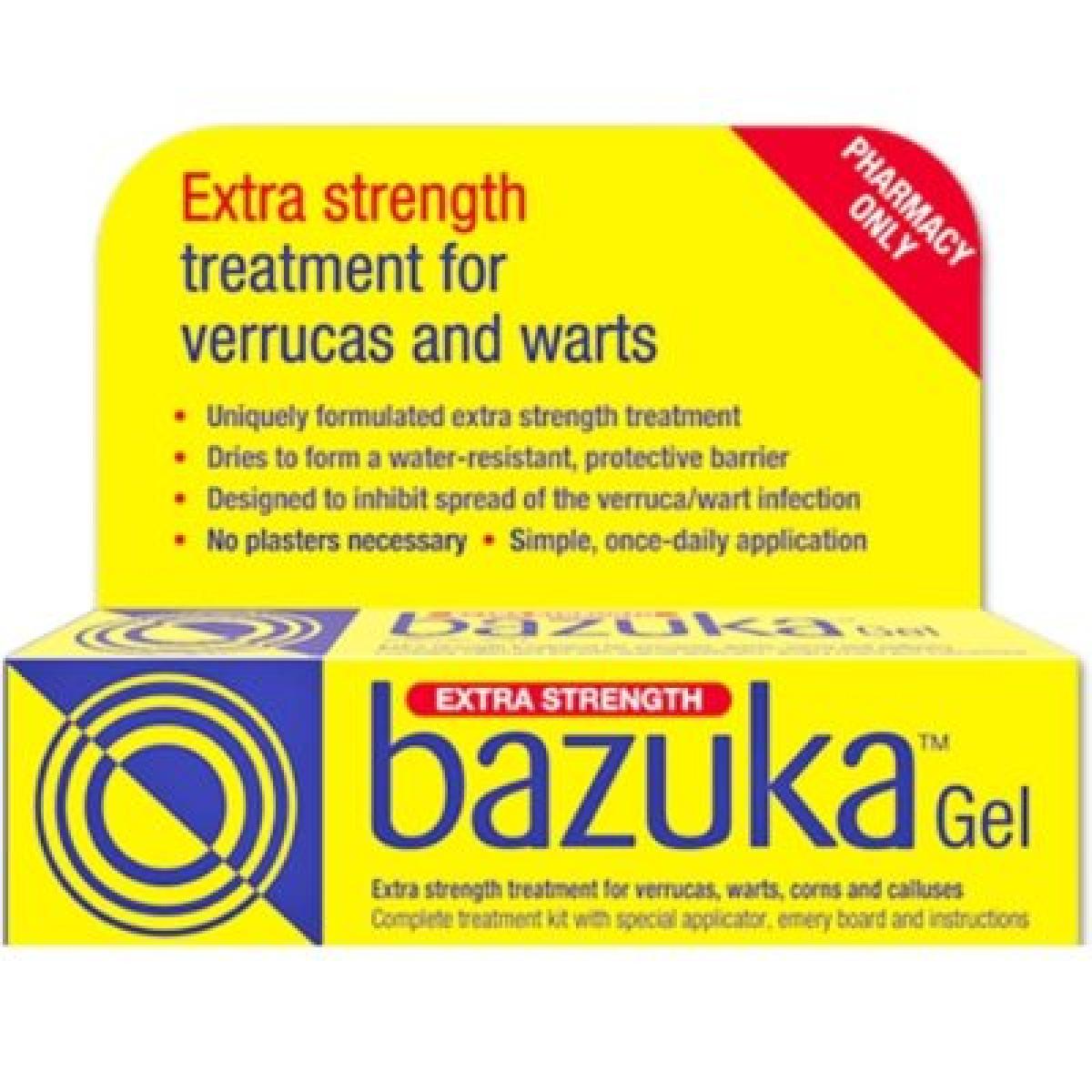 Extra Strength Verrucas & Wart Treatment Gel 6 g (Yellow)