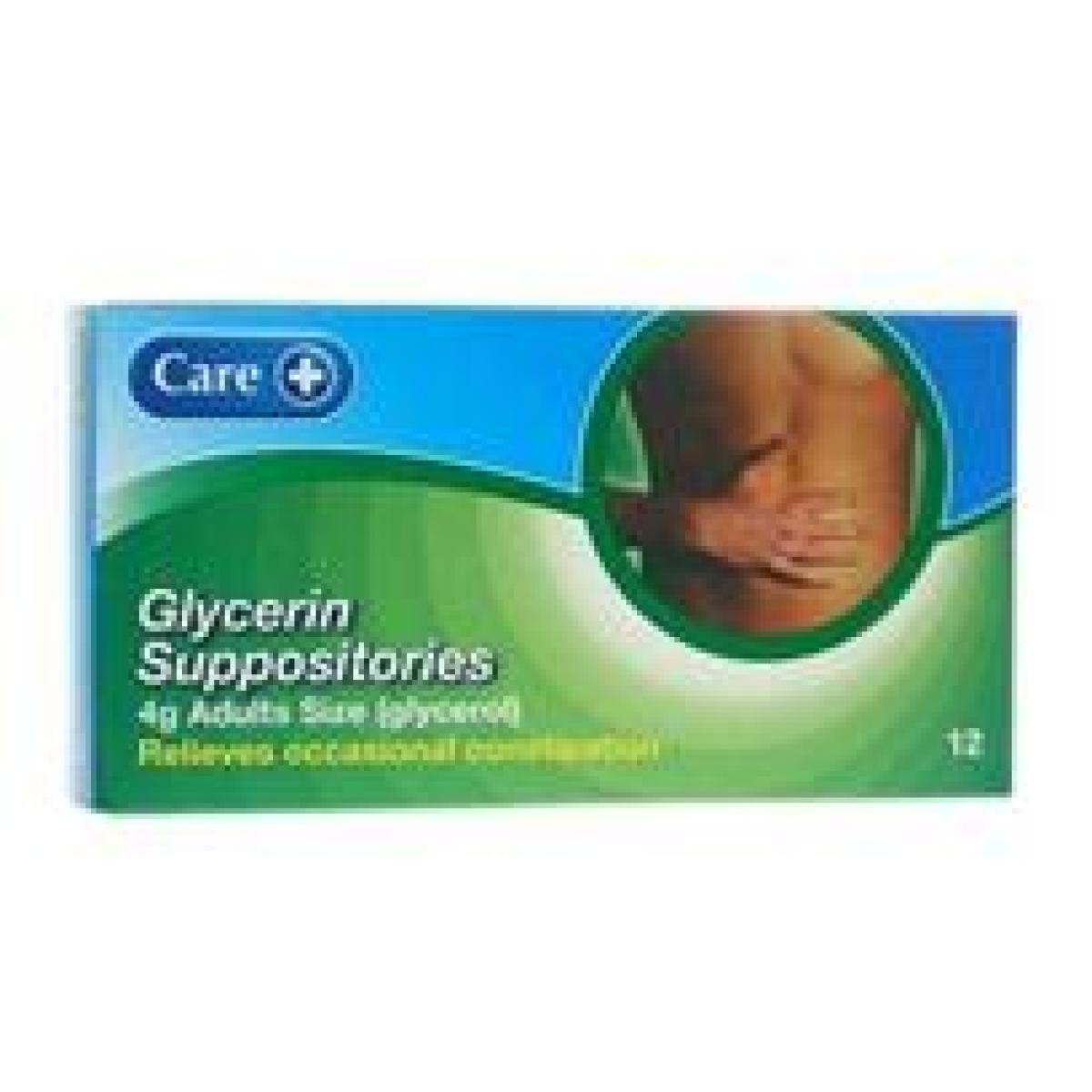 Glycerin 4 g 12 Suppositories